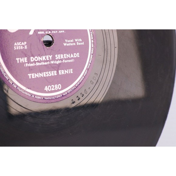 Tennessee Ernie - Cry Of The Wild Goose/Donkey Serenade 1950 78rpm Record 40280 - Picture 13 of 16